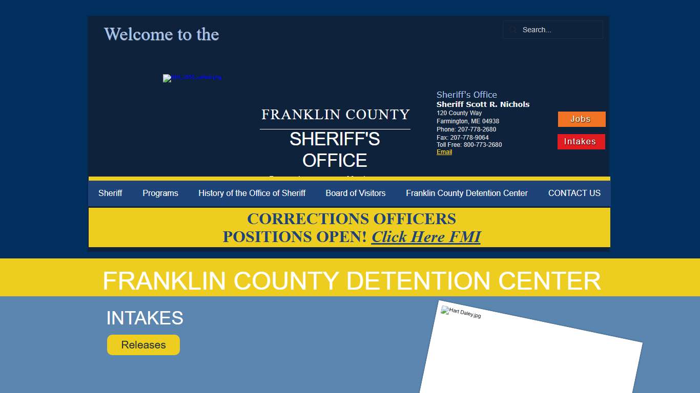 ALL INMATES | franklincountyme-gov